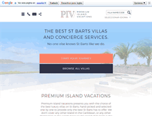 Tablet Screenshot of premiumislandvacations.com